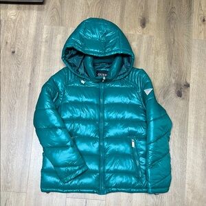 GUESS Kelly Green Puffer Jacket
